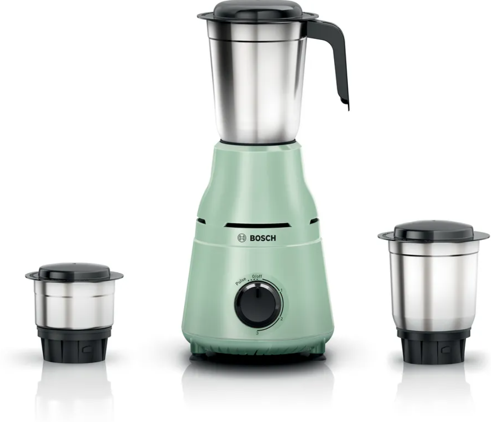 BOSCH TrueMixx 750 W Mixer Grinder, 3 Jar Green (MG4413C4GI)