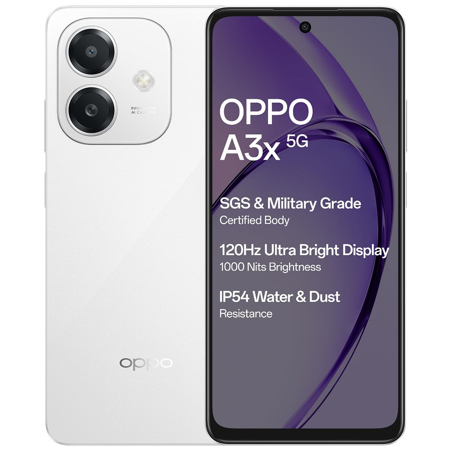 OPPO A3x 5G (Sparkle Black, 128 GB) (4 GB RAM)